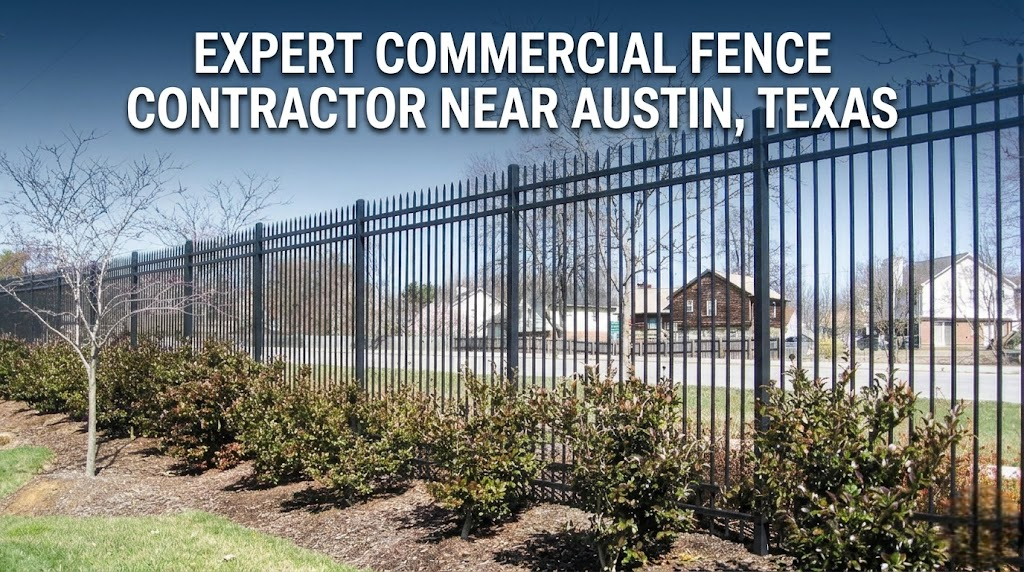 Expert Commercial Fence Contractor Near Austin, Texas