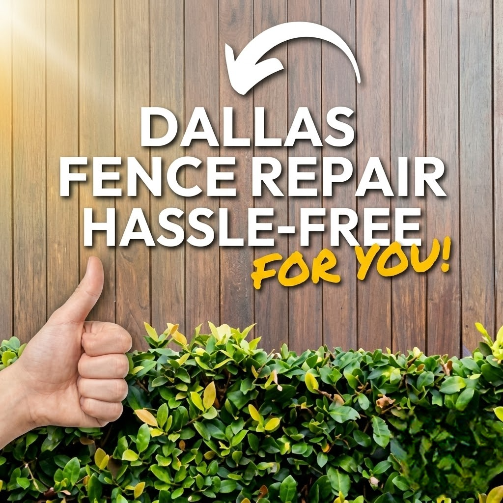 Installing a Fence in Dallas, TX​